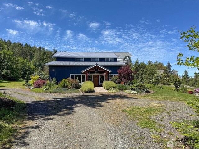1068 Happy Valley Rd, Sequim, WA 98382 - view of front of property with metal roof