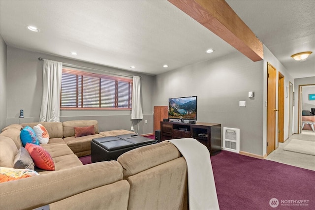 9 199th Pl SE, Bothell, WA 98012 - carpeted living room with recessed lighting and baseboards