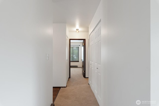 310 S 11th St Unit 106, Mount Vernon, WA 98274 - hallway with light colored carpet and baseboards