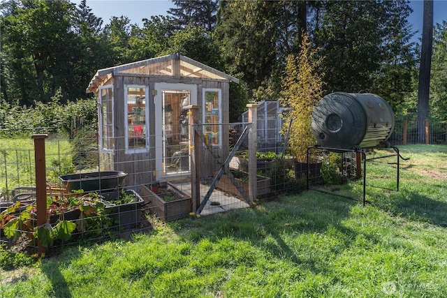 7606 Illahee Rd NE, Bremerton, WA 98311 - view of greenhouse with a garden