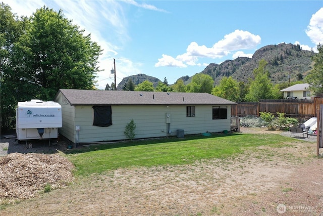 6 Elgin Way, Oroville, WA 98844 - rear view of property with a mountain view
