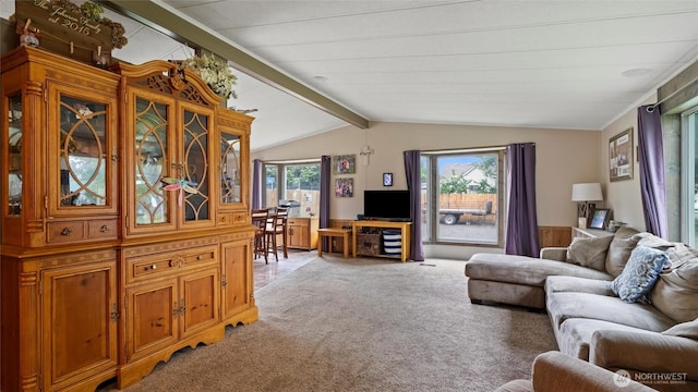 311 W Clay, Dayton, WA 99328 - living room featuring light colored carpet and wainscoting