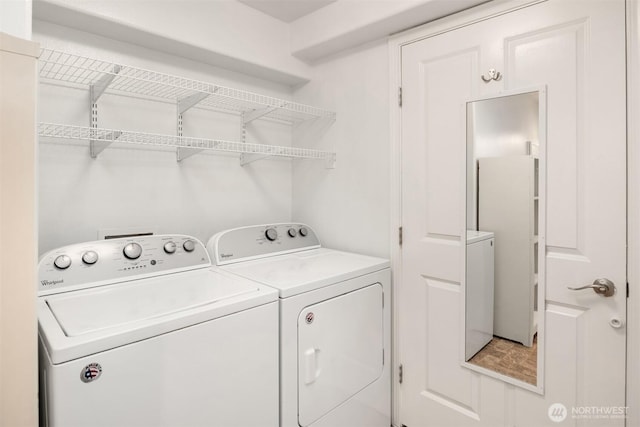 18621 Blueberry Ln Unit A104, Monroe, WA 98272 - laundry area with washing machine and clothes dryer