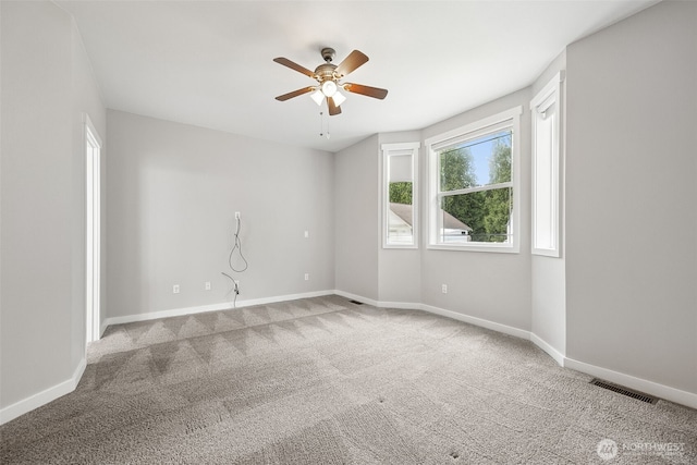 13123 320th Street Ct E, Graham, WA 98338 - carpeted spare room featuring ceiling fan and baseboards