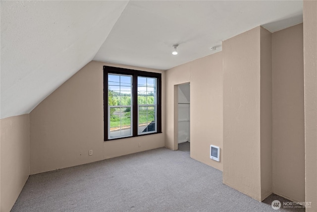 1109 River St, Hoquiam, WA 98550 - bonus room featuring carpet floors, lofted ceiling, and heating unit