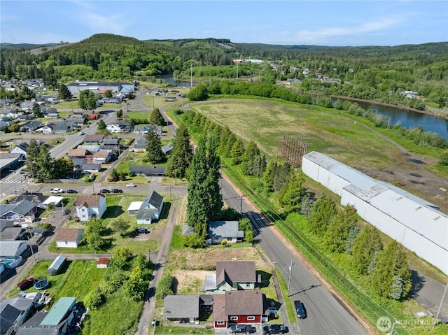 1109 River St, Hoquiam, WA 98550 - view of property location with a heavily wooded area and a nearby body of water