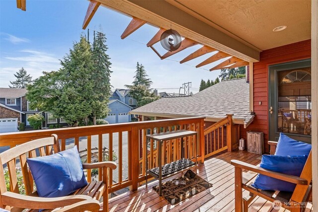 16515 126th Ave NE, Woodinville, WA 98072 - view of wooden deck