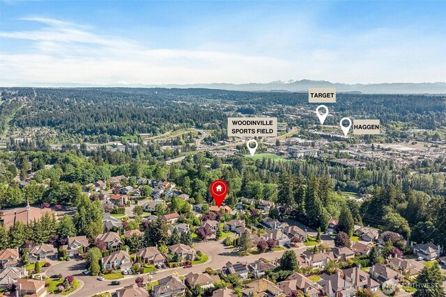 16515 126th Ave NE, Woodinville, WA 98072 - view of property location with a heavily wooded area and nearby suburban area