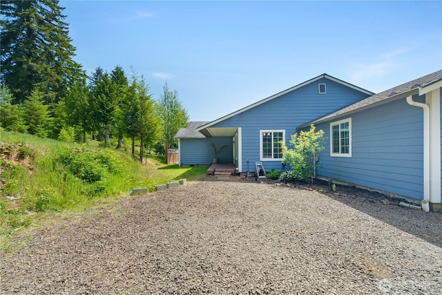 138 Stamper Rd, Elma, WA 98541 - back of house with driveway