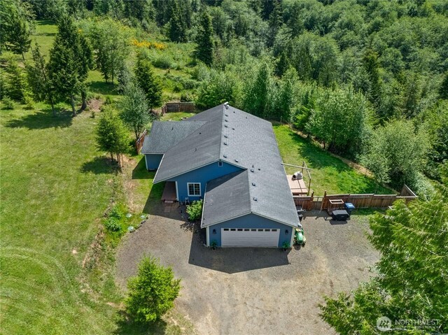 138 Stamper Rd, Elma, WA 98541 - view of subject property featuring a heavily wooded area