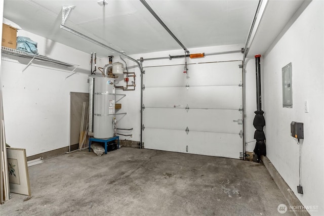 10309 Midvale Ave N Unit B, Seattle, WA 98133 - garage with water heater and electric panel