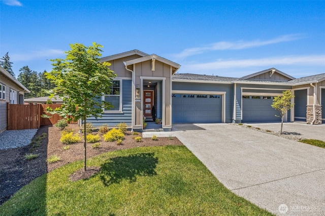 29215 217th Ct SE, Black Diamond, WA 98010 - view of front of home featuring a garage, concrete driveway, and board and batten siding