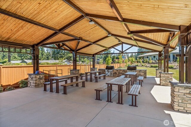 29215 217th Ct SE, Black Diamond, WA 98010 - view of patio / terrace with a gazebo and a grill