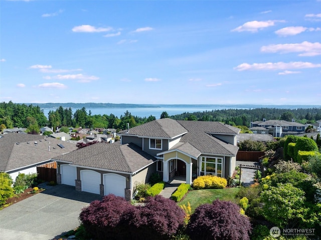 1875 Parkview Dr NE, Tacoma, WA 98422 - aerial view of property and surrounding area featuring a nearby body of water