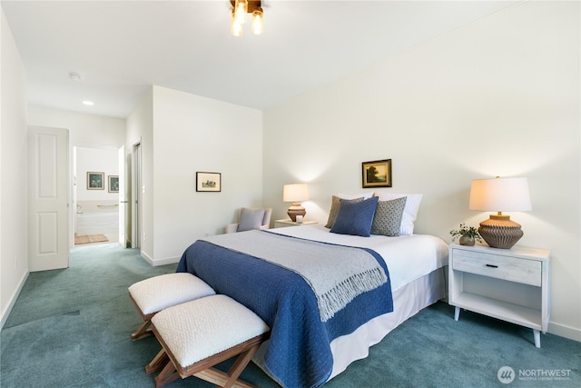 7417 53rd Street Ct W, University Place, WA 98467 - carpeted bedroom with baseboards and connected bathroom