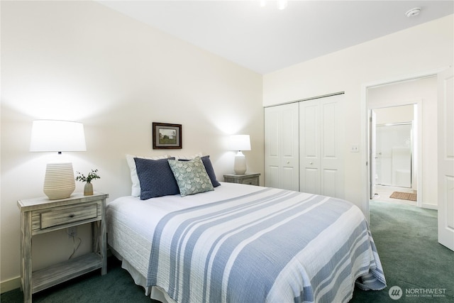 7417 53rd Street Ct W, University Place, WA 98467 - bedroom with carpet flooring and a closet