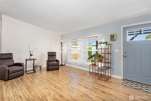 300 SW 7th Ave Unit 127, Battle Ground, WA 98604 - entryway with light wood finished floors and plenty of natural light