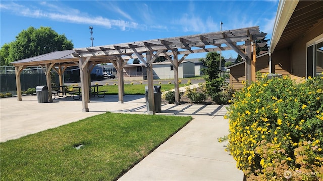 300 SW 7th Ave Unit 127, Battle Ground, WA 98604 - view of property's community with a gazebo, a pergola, and a patio area