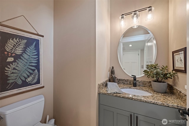 656 Daley St Unit 102, Edmonds, WA 98020 - half bath featuring vanity and toilet