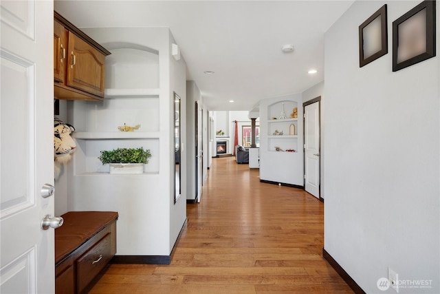 1875 Mckinley St, Ferndale, WA 98248 - hallway featuring light wood-type flooring and recessed lighting