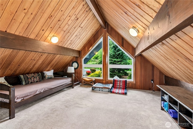 13911 Meridian Ave N, Marysville, WA 98271 - carpeted living area with wood ceiling and wood walls