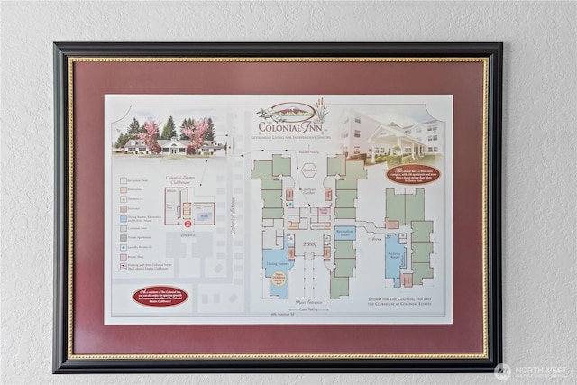 3516 Meadowbrook Ln SE, Lacey, WA 98503 - detailed view of a textured wall