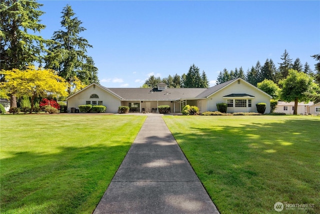 3516 Meadowbrook Ln SE, Lacey, WA 98503 - ranch-style house with a front lawn