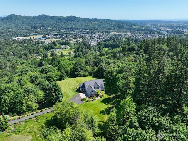 1259 Insel Rd, Woodland, WA 98674 - drone / aerial view of a heavily wooded area