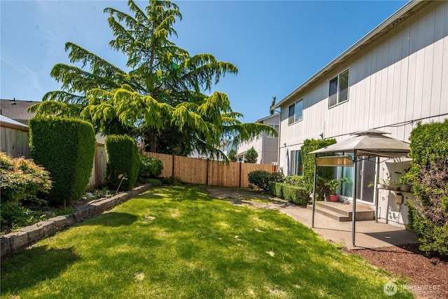 19011 89th Ave E, Puyallup, WA 98375 - view of yard featuring a gazebo and a patio area