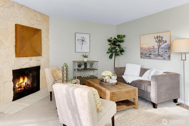 14513 127th Ln NE Unit N46, Kirkland, WA 98034 - living room with a fireplace