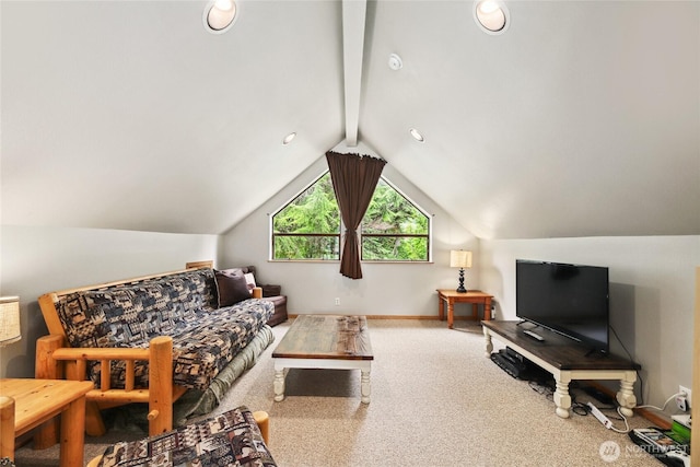 1051 Yellowstone, Snoqualmie Pass, WA 98068 - carpeted living area featuring baseboards