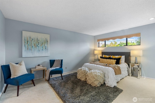 655 Main St Unit 304, Edmonds, WA 98020 - bedroom with carpet, a textured ceiling, and baseboards