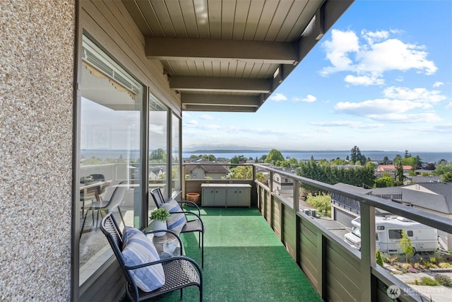 655 Main St Unit 304, Edmonds, WA 98020 - balcony with a water view