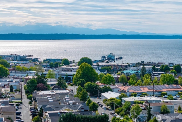 655 Main St Unit 304, Edmonds, WA 98020 - aerial view of a water and mountain view