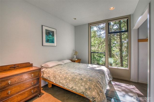 808 Pioneer Hill Rd, Orcas Island, WA 98279 - bedroom featuring baseboards and recessed lighting