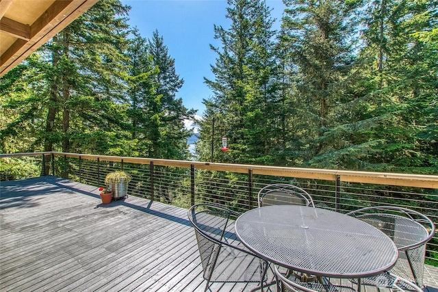 808 Pioneer Hill Rd, Orcas Island, WA 98279 - deck with outdoor dining space
