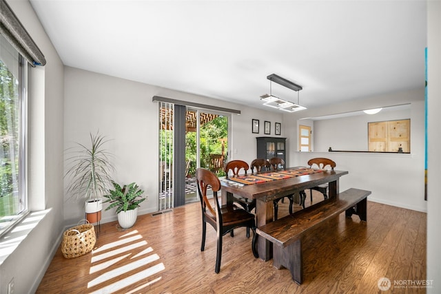 1901 Sleepy Hollow Rd, Wenatchee, WA 98801 - dining room with wood finished floors and baseboards