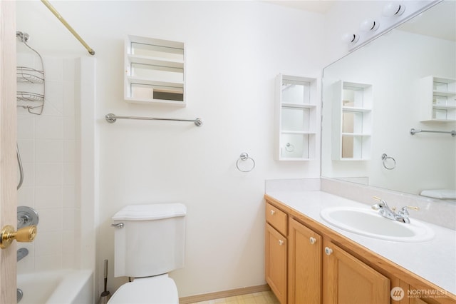 5419 N Court St, Ruston, WA 98407 - full bath with vanity, toilet, and shower / bathtub combination