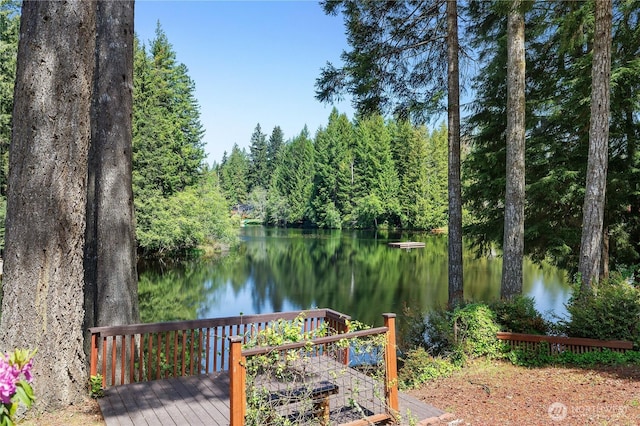 51 E Glamis Ct, Shelton, WA 98584 - water view with a forest