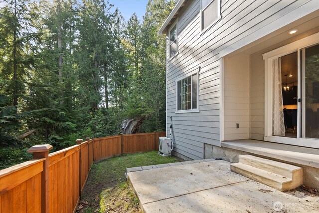14205 272nd Pl NE, Duvall, WA 98019 - fenced backyard featuring a patio area and ac unit