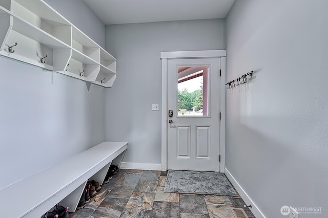 936 W Axton Rd, Bellingham, WA 98226 - mudroom with stone finish flooring and baseboards