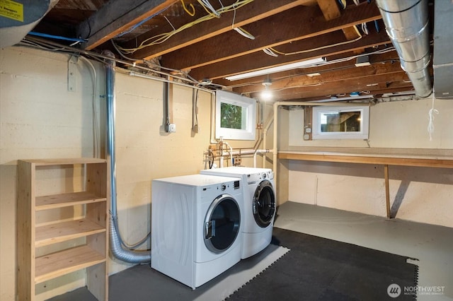 7530 25th Ave NW, Seattle, WA 98117 - laundry room featuring washing machine and dryer