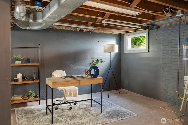 7530 25th Ave NW, Seattle, WA 98117 - office featuring concrete floors