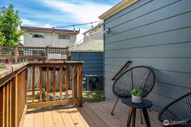 7530 25th Ave NW, Seattle, WA 98117 - view of wooden deck