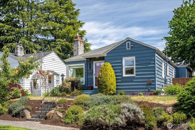 7530 25th Ave NW, Seattle, WA 98117 - bungalow-style home featuring a chimney