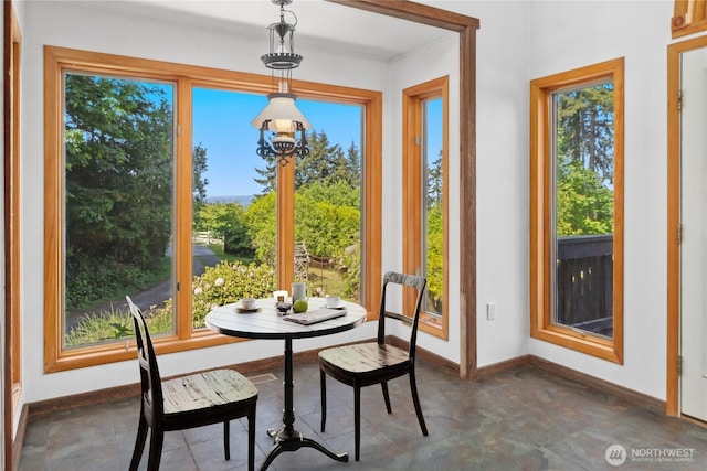 160 Bywater Way, Port Ludlow, WA 98365 - dining area with healthy amount of natural light and baseboards