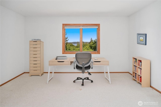 160 Bywater Way, Port Ludlow, WA 98365 - carpeted office space featuring baseboards