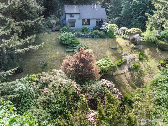 160 Bywater Way, Port Ludlow, WA 98365 - aerial view of property and surrounding area featuring a forest