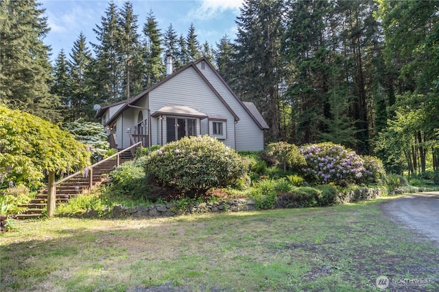 160 Bywater Way, Port Ludlow, WA 98365 - view of front of home featuring stairs
