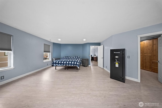 20723 197th Ave E, Orting, WA 98360 - playroom with baseboards, wood finished floors, and recessed lighting